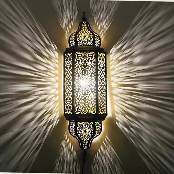 Palace sconce, lit