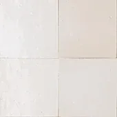 Handmade zellige tile swatch in Ivory, reference 1019