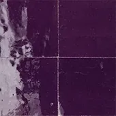 Handmade zellige tile swatch in Aubergine, reference 1077
